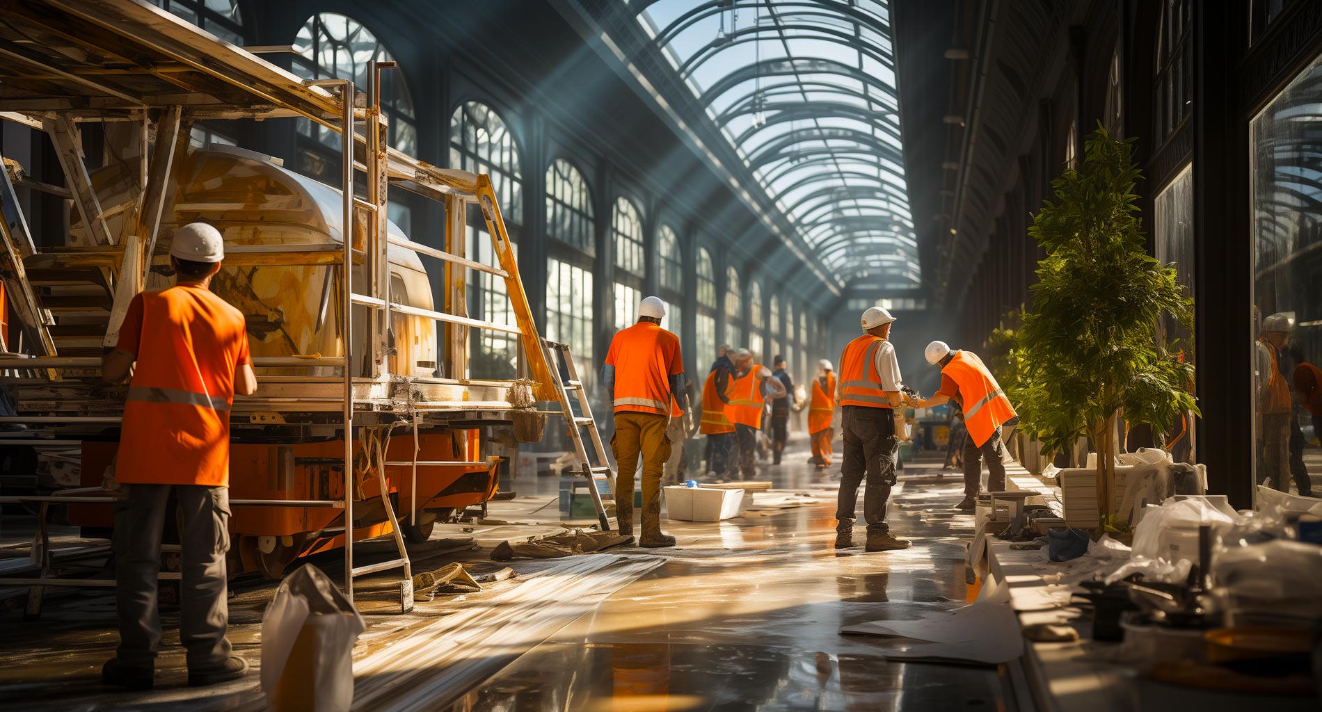 Sanierung und Renovierung von Bahnhöfen